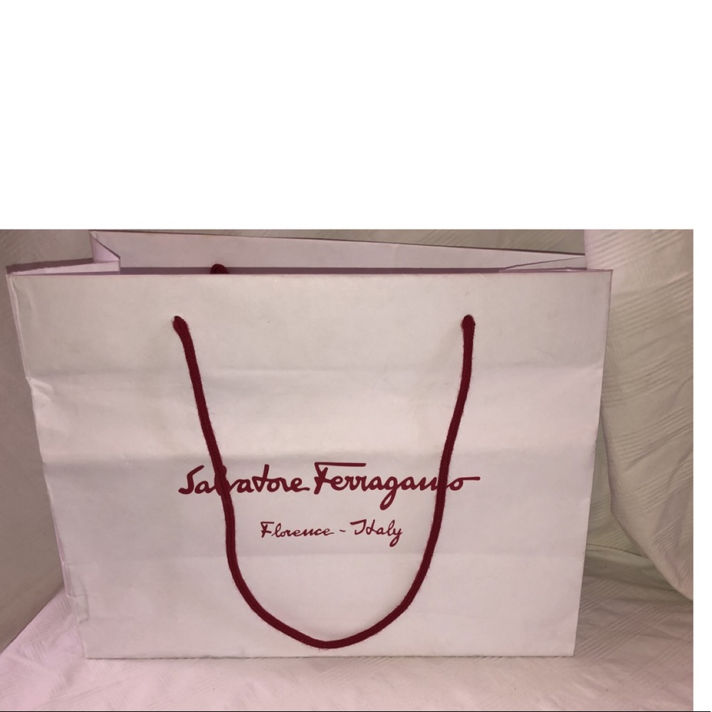 Authentic Ferragamo Small Shopping Paper Bag